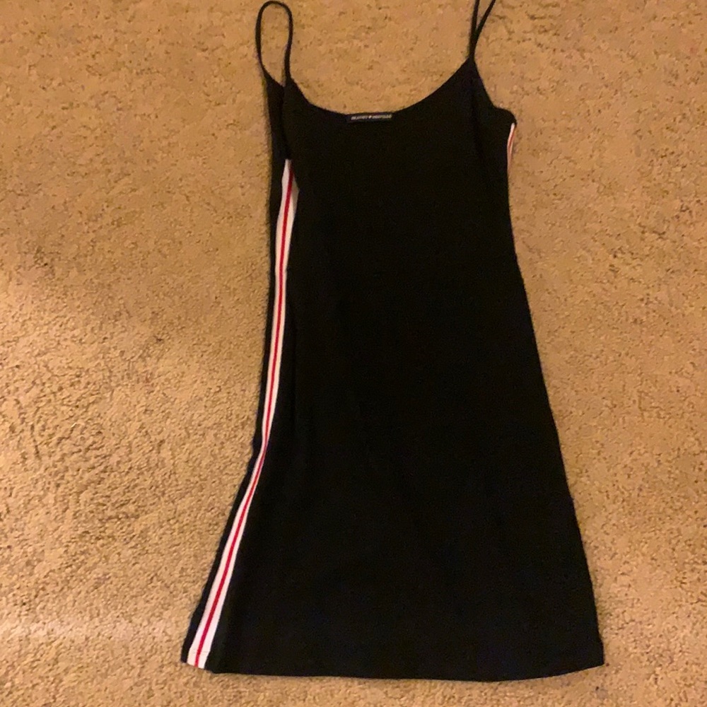 Black mini dress